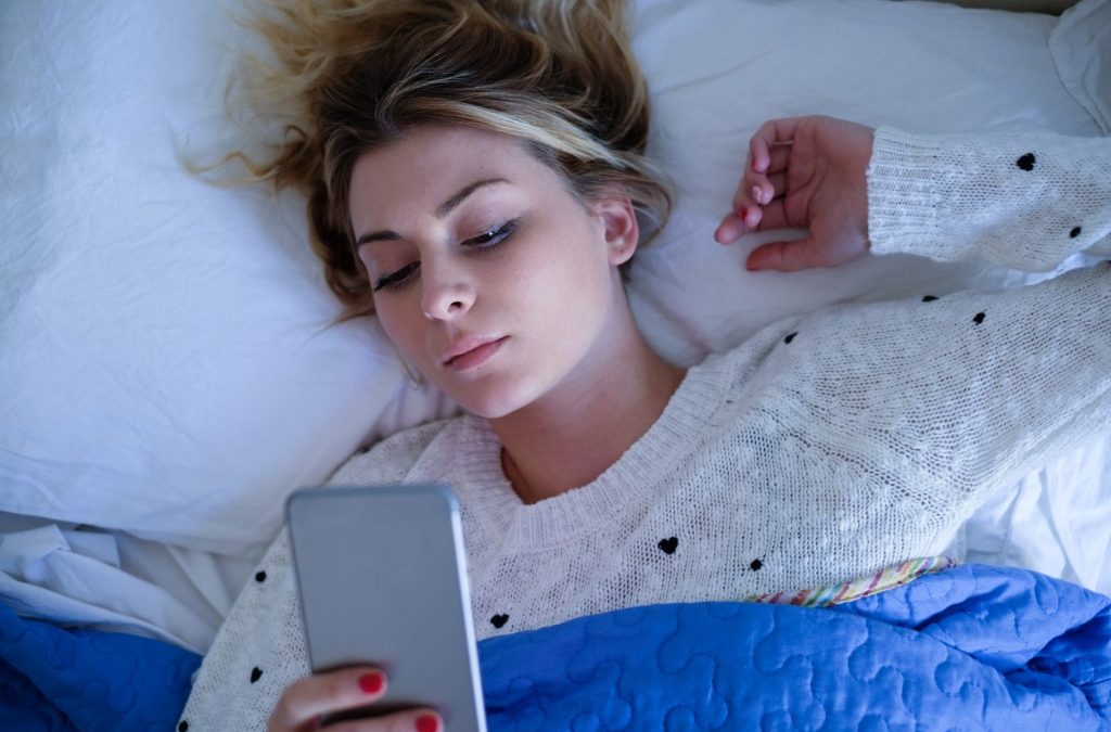 What effect does technology and poor sleep have on a young person?