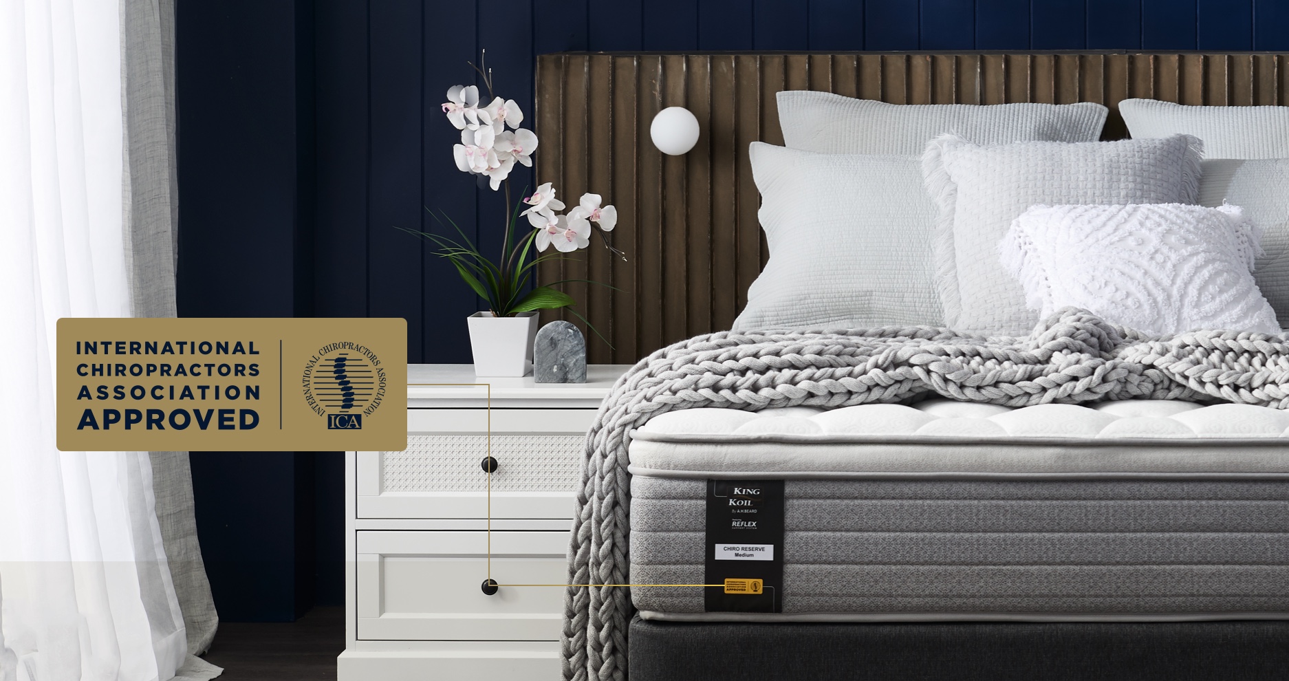 King koil online king single mattress