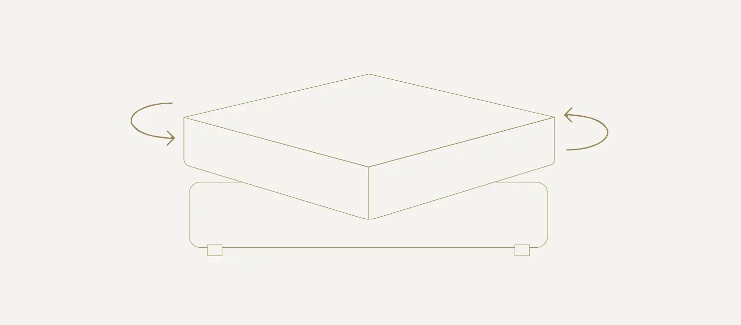 Rotate Mattress Illustration